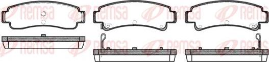 Kawe 0302 02 - Brake Pad Set, disc brake autospares.lv