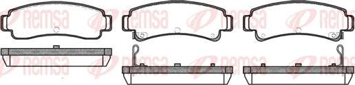 Kawe 0302 12 - Brake Pad Set, disc brake autospares.lv