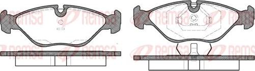 Kawe 0319 00 - Brake Pad Set, disc brake autospares.lv