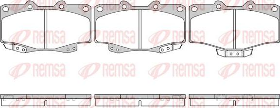 Kawe 0315 04 - Brake Pad Set, disc brake autospares.lv