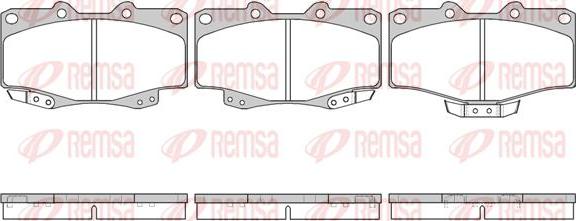 Kawe 0315 14 - Brake Pad Set, disc brake autospares.lv