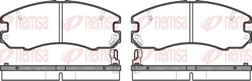 Kawe 0316 04 - Brake Pad Set, disc brake autospares.lv