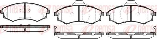 Kawe 0318 05 - Brake Pad Set, disc brake autospares.lv