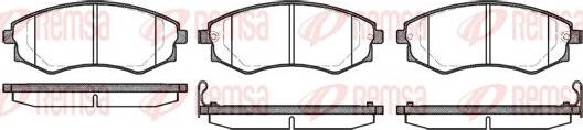 Kawe 0318 12 - Brake Pad Set, disc brake autospares.lv