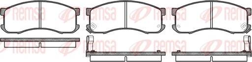 Kawe 0313 02 - Brake Pad Set, disc brake autospares.lv