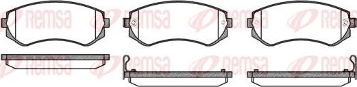 Kawe 0317 12 - Brake Pad Set, disc brake autospares.lv