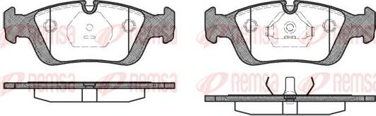 Kawe 0384 00 - Brake Pad Set, disc brake autospares.lv