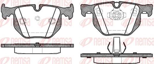 Kawe 0381 40 - Brake Pad Set, disc brake autospares.lv