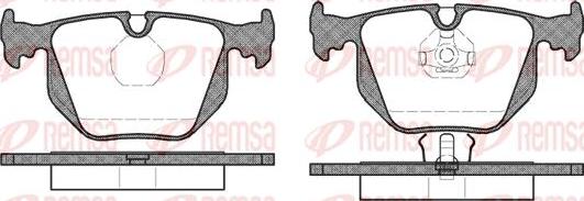 Kawe 0381 00 - Brake Pad Set, disc brake autospares.lv