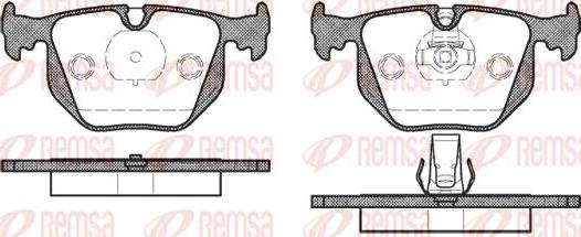 Kawe 0381 20 - Brake Pad Set, disc brake autospares.lv