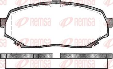 Kawe 0339 00 - Brake Pad Set, disc brake autospares.lv