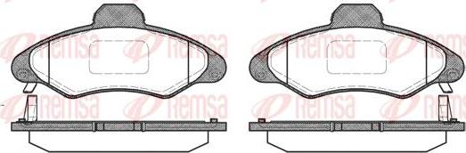 Kawe 0331 04 - Brake Pad Set, disc brake autospares.lv