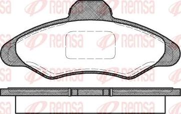 Kawe 0331 00 - Brake Pad Set, disc brake autospares.lv