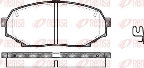 Kawe 0338 12 - Brake Pad Set, disc brake autospares.lv