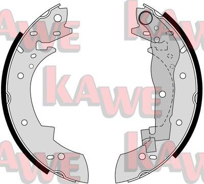 Kawe 03330 - Brake Shoe Set autospares.lv