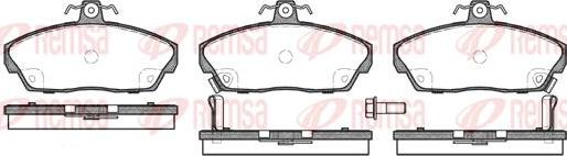 Kawe 0337 02 - Brake Pad Set, disc brake autospares.lv