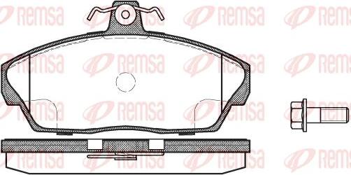 Kawe 0337 10 - Brake Pad Set, disc brake autospares.lv