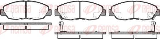 Kawe 0324 02 - Brake Pad Set, disc brake autospares.lv