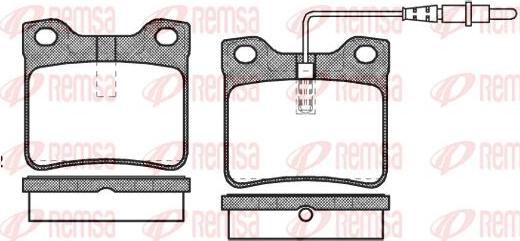 Kawe 0321 22 - Brake Pad Set, disc brake autospares.lv