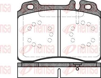 Kawe 0379 20 - Brake Pad Set, disc brake autospares.lv