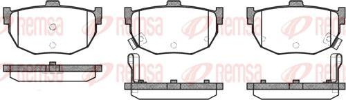 Kawe 0294 12 - Brake Pad Set, disc brake autospares.lv