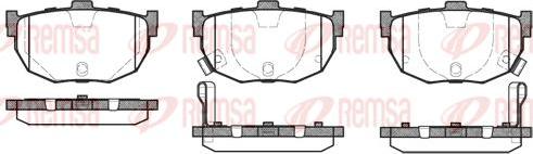 Kawe 0294 22 - Brake Pad Set, disc brake autospares.lv