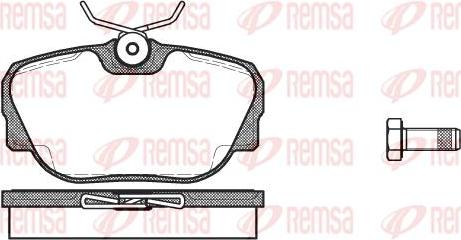 Kawe 0296 00 - Brake Pad Set, disc brake autospares.lv