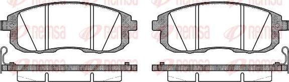 Kawe 0293 14 - Brake Pad Set, disc brake autospares.lv