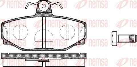 Kawe 0297 10 - Brake Pad Set, disc brake autospares.lv