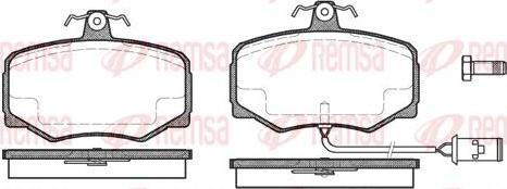 Kawe 0246 02 - Brake Pad Set, disc brake autospares.lv