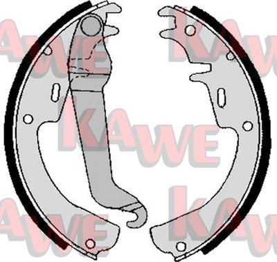 Kawe 02540 - Brake Shoe Set autospares.lv