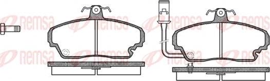 Kawe 0252 01 - Brake Pad Set, disc brake autospares.lv