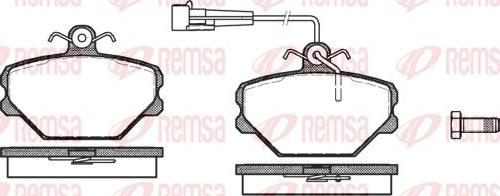 Kawe 0264 02 - Brake Pad Set, disc brake autospares.lv