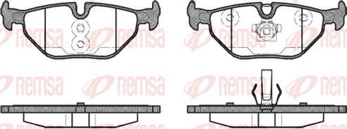 Kawe 0265 40 - Brake Pad Set, disc brake autospares.lv