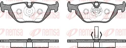 Kawe 0265 50 - Brake Pad Set, disc brake autospares.lv