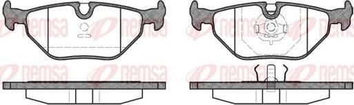 Kawe 0265 00 - Brake Pad Set, disc brake autospares.lv