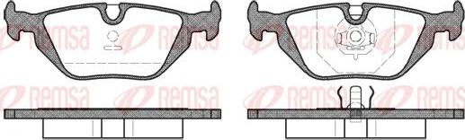 Kawe 0265 30 - Brake Pad Set, disc brake autospares.lv