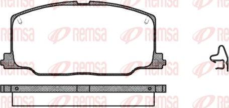 Kawe 0268 04 - Brake Pad Set, disc brake autospares.lv