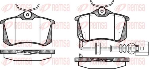 Kawe 0263 41 - Brake Pad Set, disc brake autospares.lv