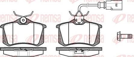 Kawe 0263 02 - Brake Pad Set, disc brake autospares.lv