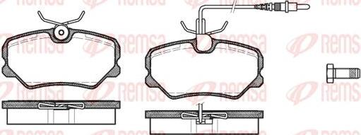 Kawe 0262 02 - Brake Pad Set, disc brake autospares.lv