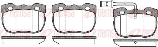 Kawe 0267 11 - Brake Pad Set, disc brake autospares.lv