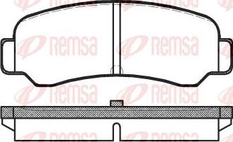 Kawe 0200 00 - Brake Pad Set, disc brake autospares.lv