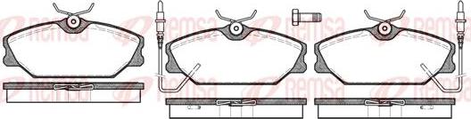 Kawe 0208 02 - Brake Pad Set, disc brake autospares.lv