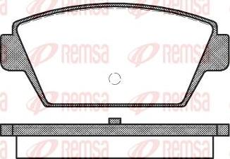 Kawe 0215 00 - Brake Pad Set, disc brake autospares.lv