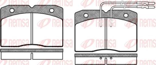 Kawe 0211 04 - Brake Pad Set, disc brake autospares.lv