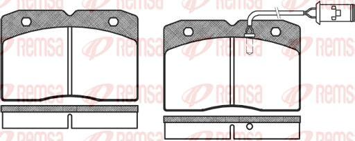 Kawe 0211 22 - Brake Pad Set, disc brake autospares.lv