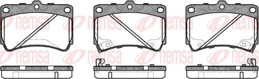 Kawe 0212 42 - Brake Pad Set, disc brake autospares.lv