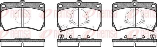 Kawe 0212 02 - Brake Pad Set, disc brake autospares.lv