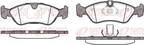 Kawe 0286 50 - Brake Pad Set, disc brake autospares.lv